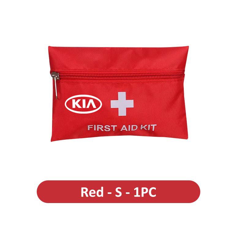 Car Emergency First Aid Pouch Portable Travel Medical Storage Bag For KIA Ceed Sportage Rio K5 K2 Optima Cerato Proceed Venga NI5