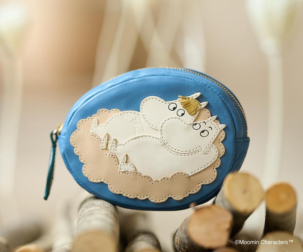 Genten Moomin Pouch and Blue "Moomin Snorkmaiden" GE-46143-80