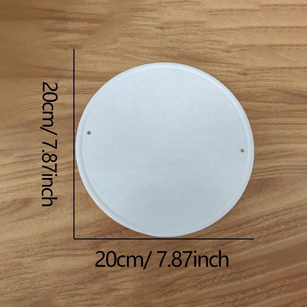 Funny Gnome Metal Sign 20x20, Girl Who Loves Dwarfs Round Wall Decor, Satirical 2D Flat Printed Circular Plaque