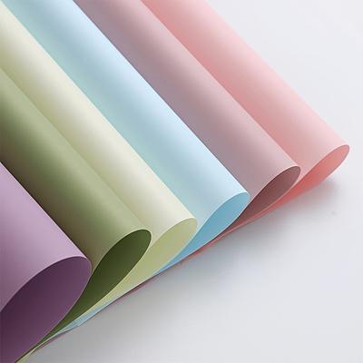 20Pcs/pack Solid Color Waterproof Thickened Rose Bouquet Wrapping Paper First Love Flower Shop Material