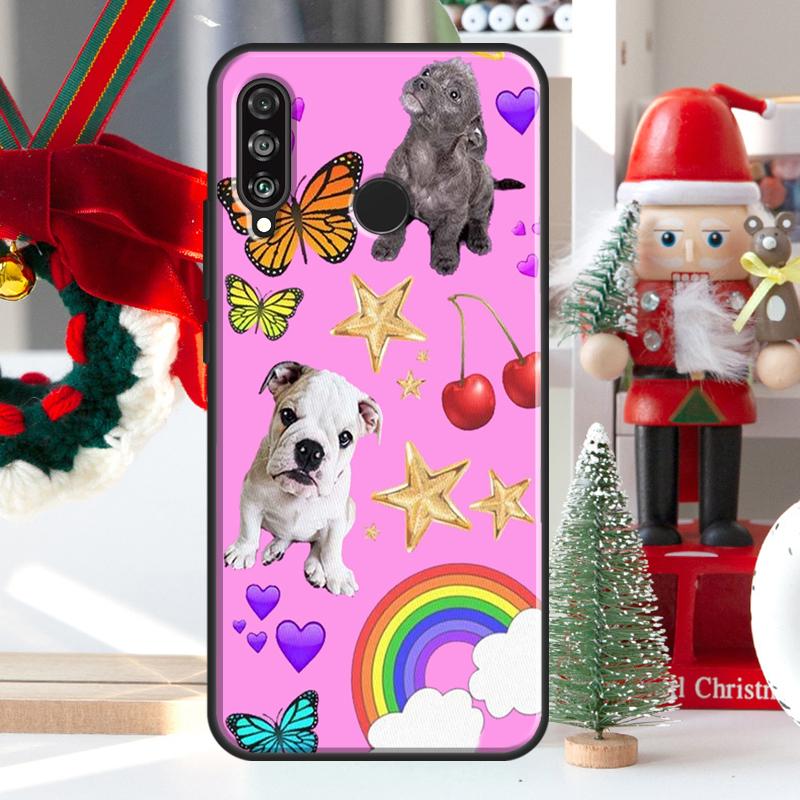 Butterfly Flower For Huawei Nova Y73 Y60 Y70 Y90 Y72 Y61 Y91 7i 8i 11i 12i 12s 9 10 SE P20 P30 P40 Lite Case
