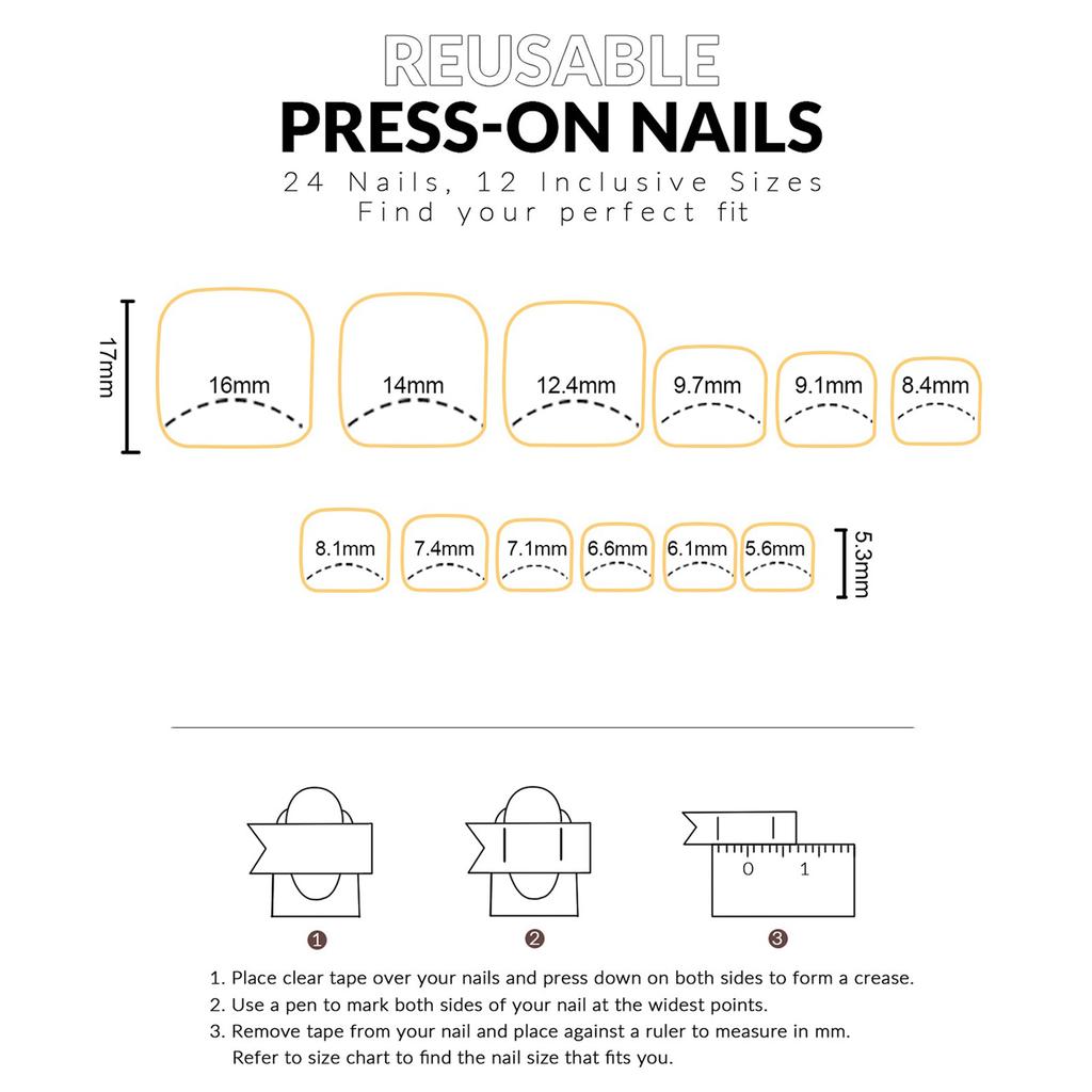 24Pcs French Style Butterfly Toe Nails with Rhinestones Embedded Wearable Artificial Nail Tips for Women