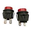 LC210 SERIES 16A Non-Locking Power Switch: Press to Power On, Release to Power Off. Self-Resetting Button.