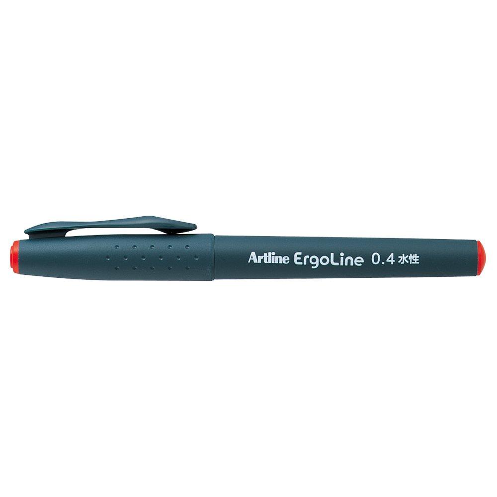 

Shachihata Ergoline Sign Pen Red 0.4 K-3400 красный