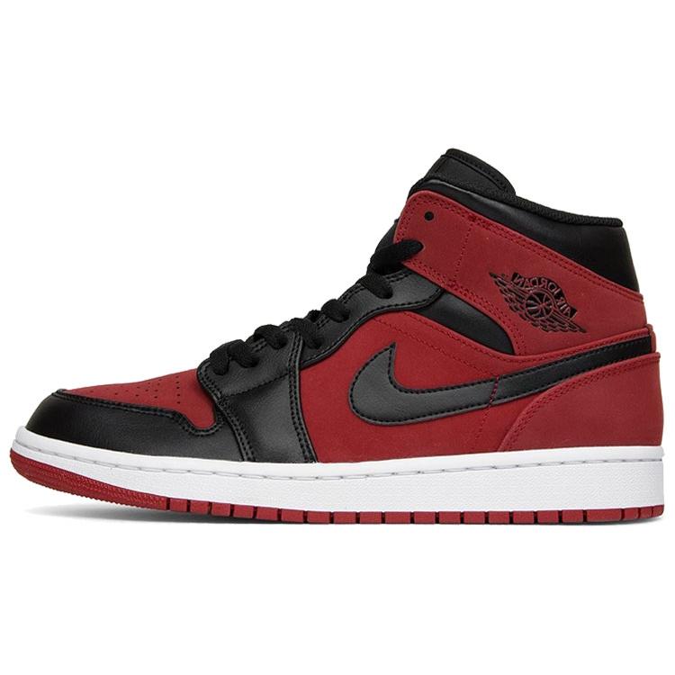 

Новые JORDAN 1 Mid Gym Red Black 554724-610 47