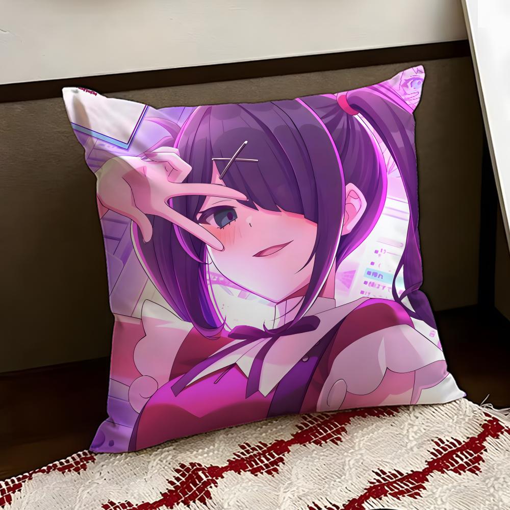 Cute NEEDY GIRL OVERDOSE Cushion Cover Reversible Soft Durable Pillow Cover Home  Car MultiScene Use for Daily Comfort