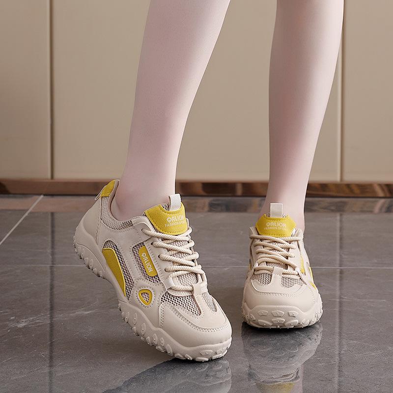 Retro mesh breathable sneakers women's German training shoes 2025 spring and summer new hundreds of casual dad shoes student running shoes