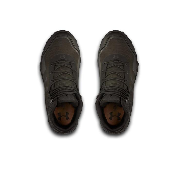 Under Armour Valsetz Rts 1.5 Wide High Top Hiking Shoes Men Hiking Shoes Black 3021035-001
