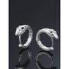 and American Snake-Shaped Earrings Men's and Women's Personalized Light Luxury Simple Style Street Fashion Trendy Ear Buckle Couple Earrings New