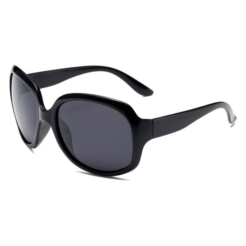 

3113 Черные солнцезащитные очки, модные простые солнцезащитные очки с большой оправой, женские поляризованные солнцезащитные очки