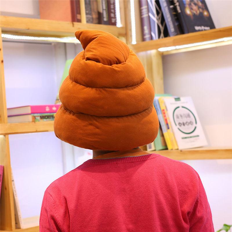 Adorable Japanese Plush Poop Hat for Photo Props