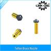 Link CNC 3D Printer Parts: V6 Large Diameter Volcano Nozzle with Teflon and Brass for Engraving
