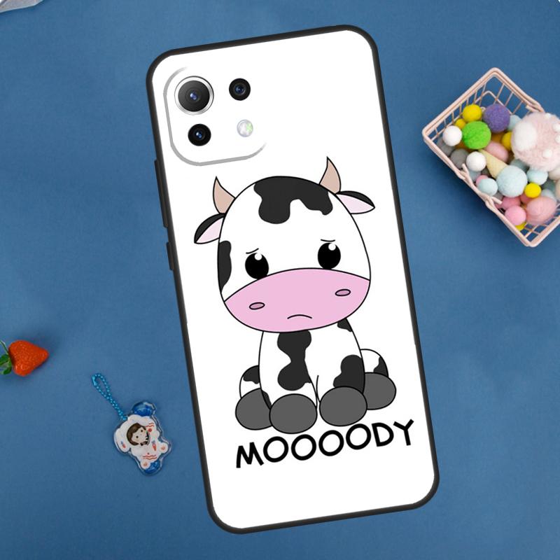 Tier Niedlich Cartoon Kuh Hülle Für Xiaomi 13 14 15 Ultra 11T 12T 13T 14T Pro POCO X7 Pro X3 X5 X6 M6 F5 F6 Pro Abdeckung