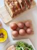 Acacia Wood Home Baking Egg Holder with 6 Egg Holes