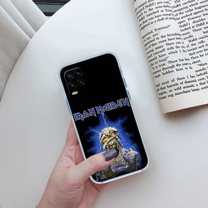 JO32 Iron M-Rock Maiden Phone Case for Motorola E22S E7 G6 G7 G8 G9 Plus Power Play G10 G20 G04 E30 E40 E22 E20 E13 G22 G23 G Stylus Play