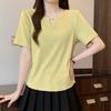 Navava Women Simple Solid Daily T shirT nT2312