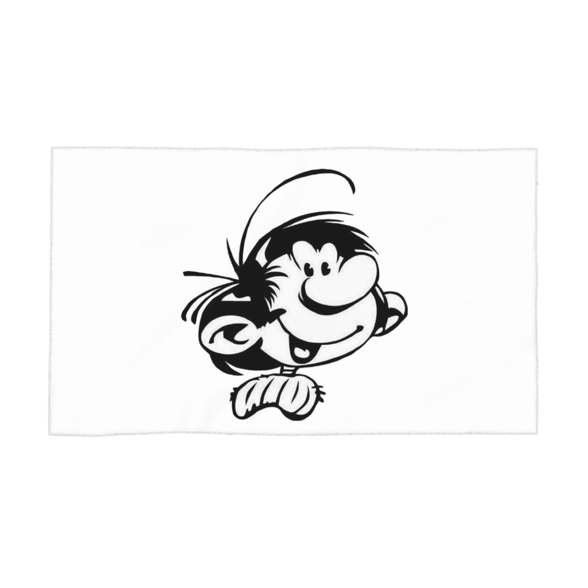

Gaston Lagaffe Big Ben Head Soft Face Towel Quick Dry Pool Bath Cotton Towels Breathable W30*H60(CM)