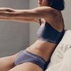 Calvin Klein Solid Breathable Triangle Underwear Women underwear Purple QF6694AD-VN7