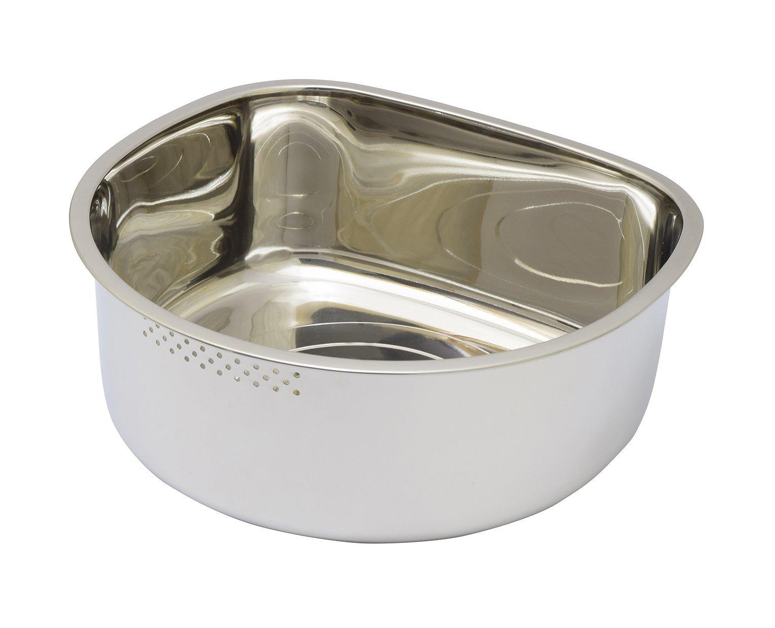 

Таз из нержавеющей стали Takagi с резиной и сливом TAKAGI D-образное отверстие, серебристый, кухня, Takagi,