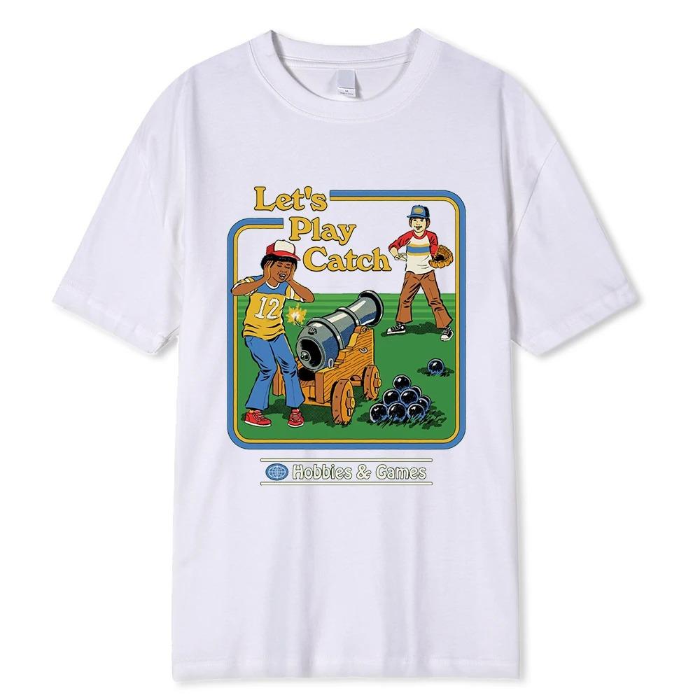 Horror Comic Series Don'T Talk To Strangers Safety Education Men T Shirts Fashion Cotton Shirt Loose T-Shirt
