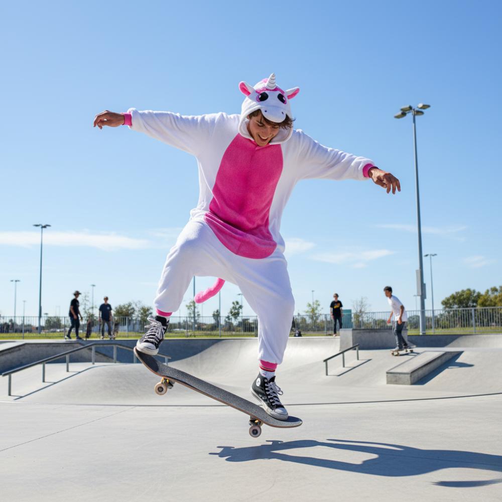 Costume kigurumi intero - unicorno con stelle Costume kigurumi intero - unicorno con stelle