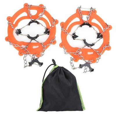 8?Tooth Crampons Foot Cover Ice and Snow Outdoor Walking Weapon Mountaineering Skiing