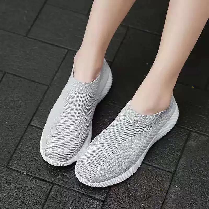 Sneakers Damenschuhe Vulkanisierte Plateauschuhe Flache Chunky Sneakers Socken Damen Sneakers Slip On Tennis Damenschuhe Frau