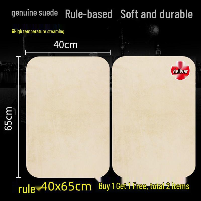 Premium Chamois Leather Car Cleaning Cloth - Ideal for Windows, Streak-Free, Non-Peeling