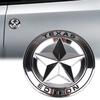 Metal Texas Edition Car Emblem Badge Sticker Decal for Ford Chevy Silver