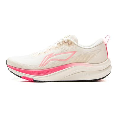 Li Ning Red Rabbit 8 Test Assessment Marathon Training Professional Running Shoes Women Sneakers Off-White Pink ARPV004-20