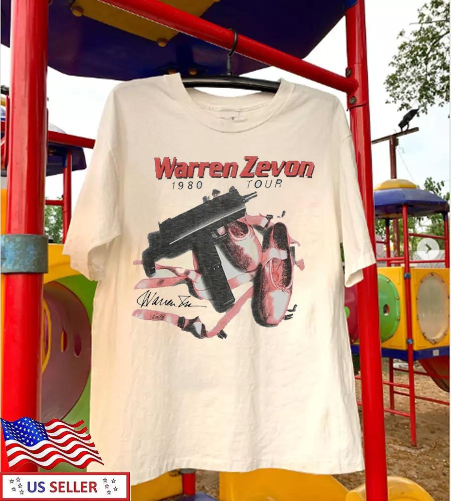 Warren Zevon 1980 Tour Concert T-shirt Adult Size S to 5XL NI485 XXXL