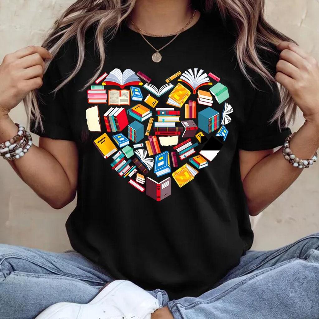 Lesen Zitat T-Shirt Floral Buch Grafik T-Shirt Herren Damen Humor Mode T-Shirts Lässig Streetwear T-Shirts