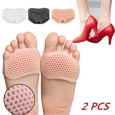 1 paio di cuscinetti per dita aperte in gel di silicone, maniche, cuscinetti per avampiede, protezioni per dita