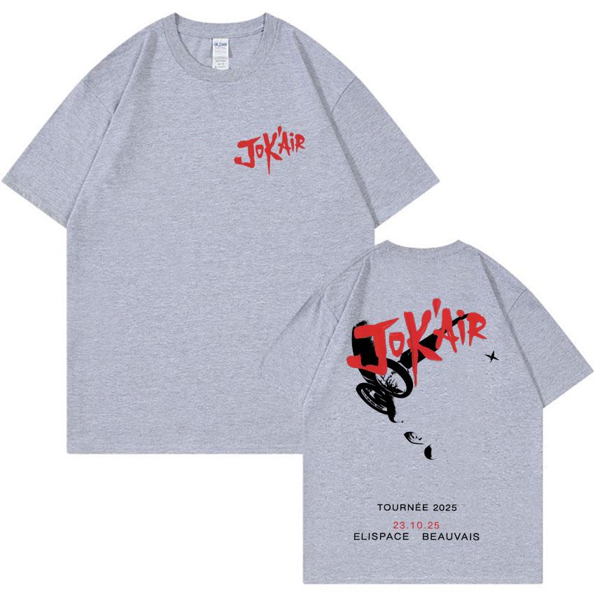 Rapper Jokair Melvin De Paris Graphic Harajuku Tshirt Mens Women Aesthetic Hip Hop Music Short Sleeve Tshirts Casual T Shirts