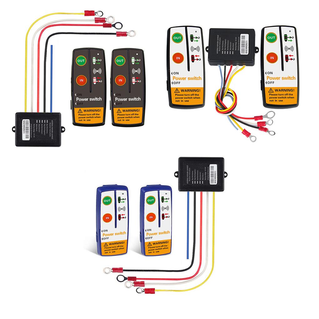 12V/24V camion ATV UTV troliu electric comutator controler troliu la distanță troliu fără fir Telecomandă durabil