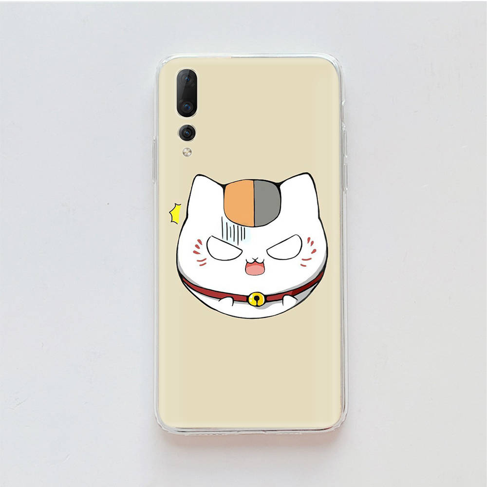 Transparent Case for Samsung A04 A14 A23 M33 M53 Realme 10 9 C35 C55 VIVO X80 Infinix Hot 30 Note 11 Tecno Spark 8P Pro W-65 Yuujinchou Natsume