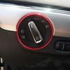 Car Headlight Switch Trim Ring For Volkswagen VW PQ35 PQ46 Golf Jett MK5 MK6 Passat B6 B7 CC Touran Tiguan