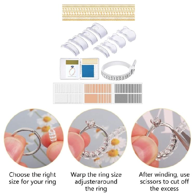 71Pcs Rings Size Adjuster for Loose Rings Rings Size Adjuster Rings Resizer