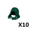 MOC Figure Soldato Città Casco Blocchi da Costruzione Accessori Cappellino da Baseball Sci Cappello da Strega Cowboy Ufficiale USA Bandito Mattoncino Giocattolo Regalo J022