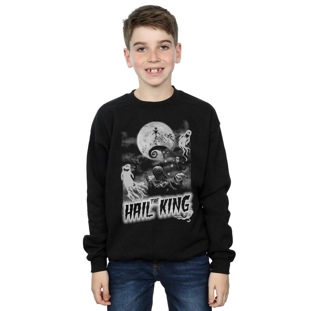 Disney Boys Nightmare Before Christmas Hail The King Sweatshirt