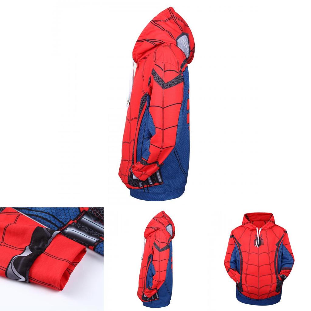 Insomniac Spiderman Cosplay Comic Costume 3d Print Halloween Coats Hoodies