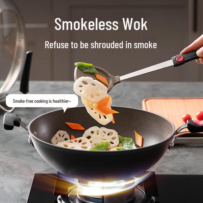 Supor Fire Red Dot 4th Gen Titanium Non-stick Wok