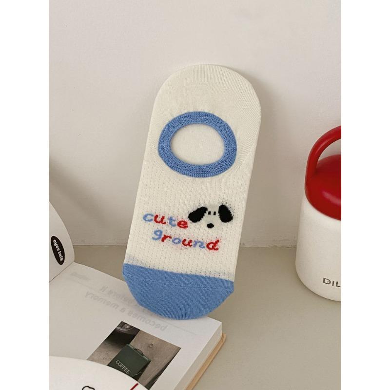 

Синие носки-следки с вишней, цветные носки-невидимки с мелким вырезом, милые носки в мультяшном стиле, женские короткие носки 1 pair