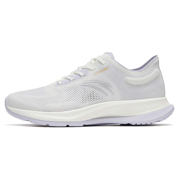 Anta Hydrogen Run V Slip Resistant Abrasion Resistant Low top Running Shoes Women's White Purple 122325540-1