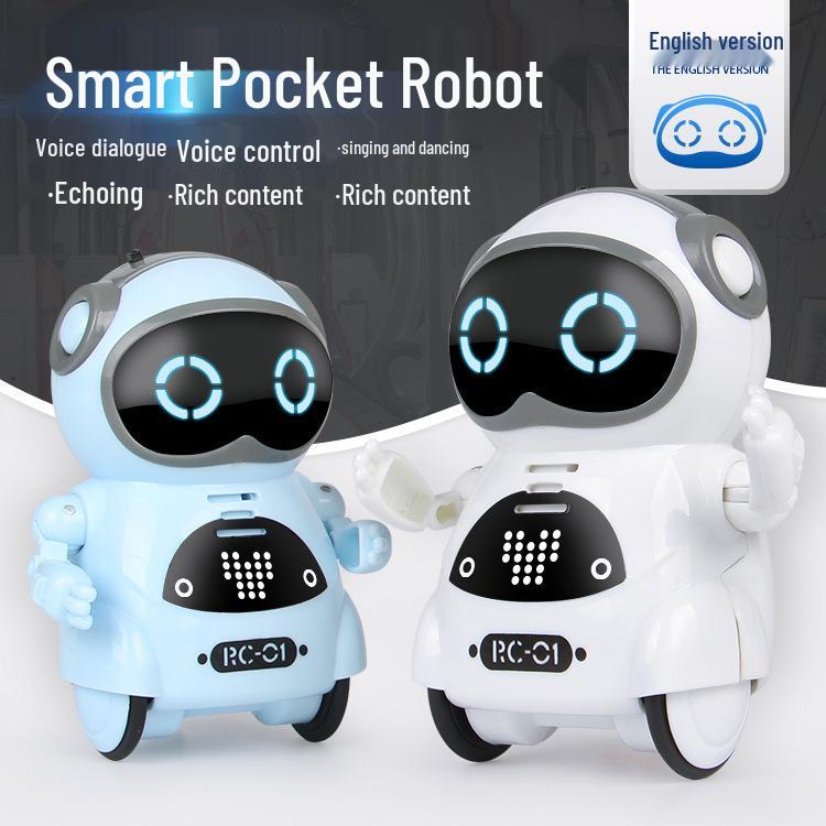Zhile Children's Interactive Mini Pocket Robot: Multi-functional Voice-Activated Early Education Toy.
