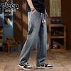 JEEP SPIRIT Men's Relaxed Fit Straight-Leg Jeans