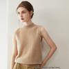 Women's Pure Cashmere Sleeveless Turtleneck Sweater Vest