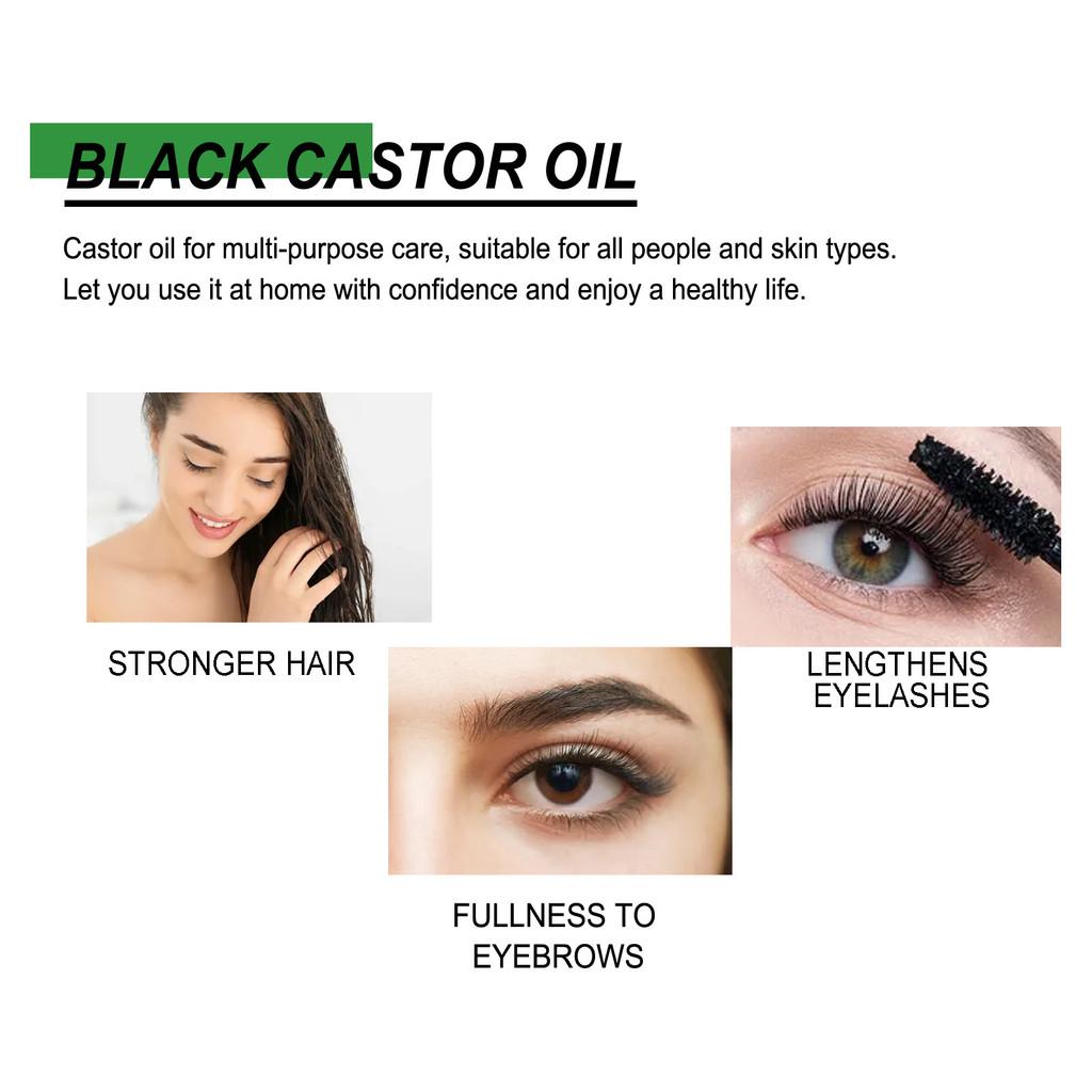 West Month Natural Castor Oil Hair Growth Serum For Nourishing Roots And Thickening Eyebrows And Eyelashes
