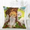 The Promised NNeverland Cushion Cover Daily Washable Linen Pillowcase Soft  for Sofa Bed Home Room Decor