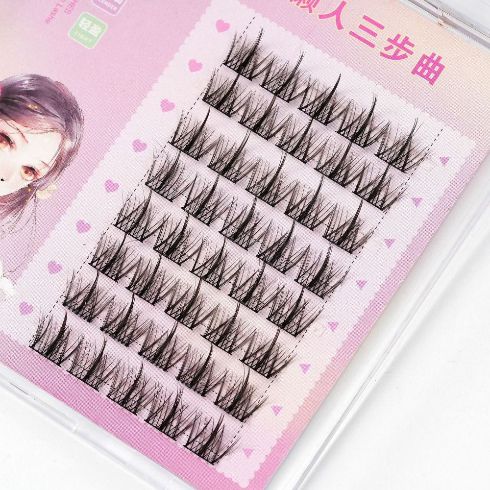 Lashes Extension Individual Cluster Eyelashes DIY Segmented Eyelashes Bundles  DIY